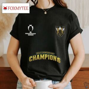 2023 24 Premiership Rugby Champions Northampton Saints Logo Shirt