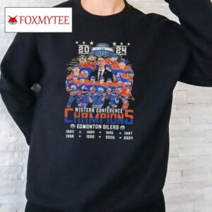 2024 Nhl Western Conference Champions Edmonton Oilers T Shirt