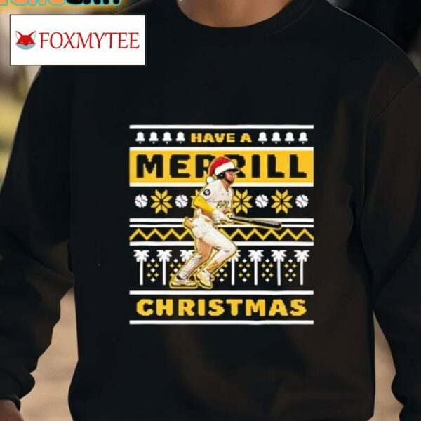 2024 Padres Have A Merrill Christmas Shirt Giveaway