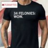 34 Felonies Wow Shirt