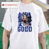 Ana Gold Duke Blue Devils Softball Graphic Tshirt