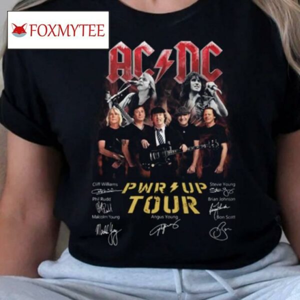 Angus Young And Brian Johnson Ac Dc Pwr Up Munich Tour 2024 Shirt