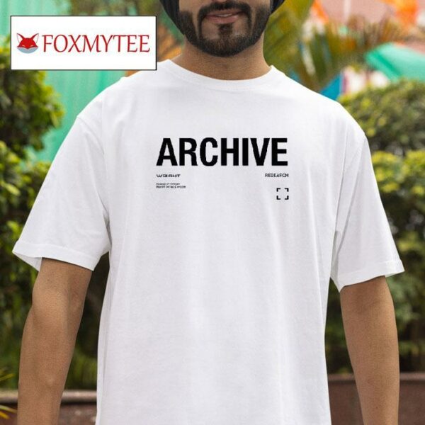 Archive Wright Research Tshirt