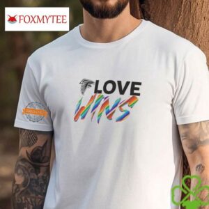 Atlanta Falcons Pride Love Wins 2024 Shirt
