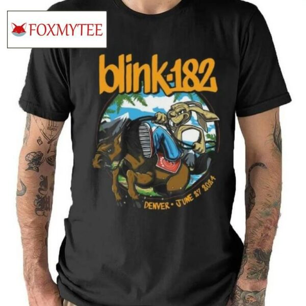 Blink 182 Denver Co June 27 2024 T Shirt