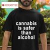 Cannabis Is Safer Than Alcohol S Tshirt
