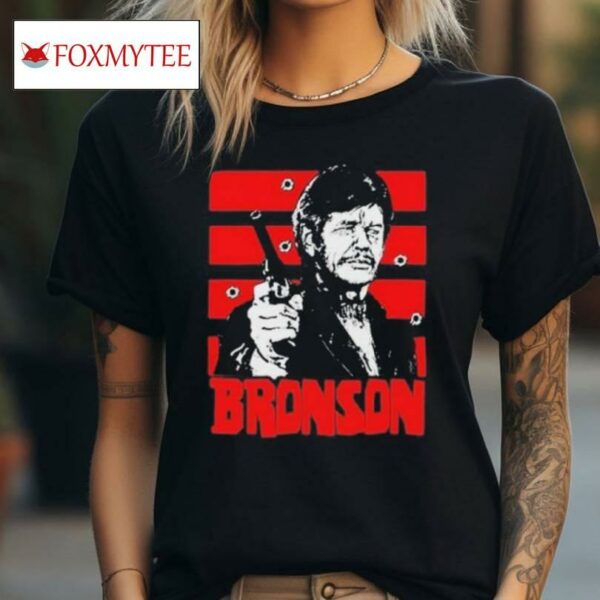 Charles Bronson By The 70s Movie Death Wish 1974 Gun Shirt
