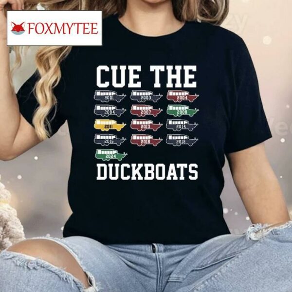 Cue The Duckboats Celtics 2024 Shirt