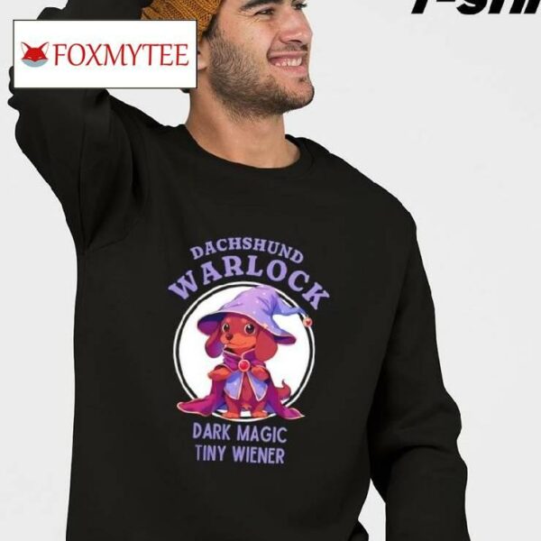 Dachshund Warlock Dark Magic Tiny Wiener Shirt