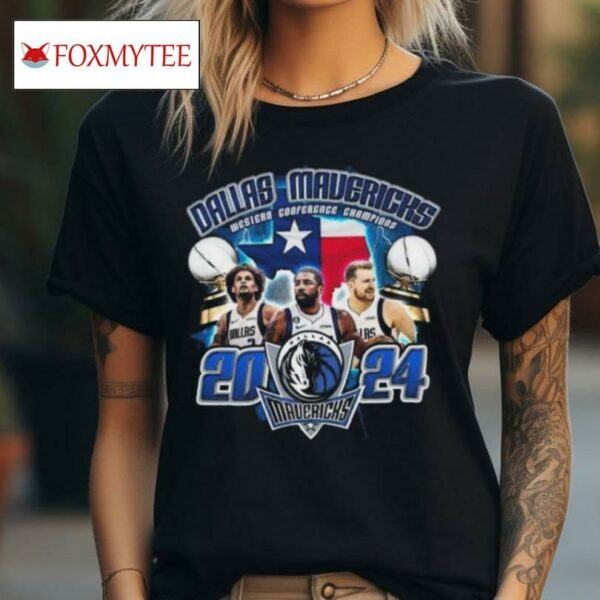 Dallas Mavericks Players Western Conference Champions 2024 Shirt
