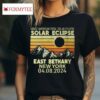 East Bethany New York Total Solar Eclipse 2024 T Shirt