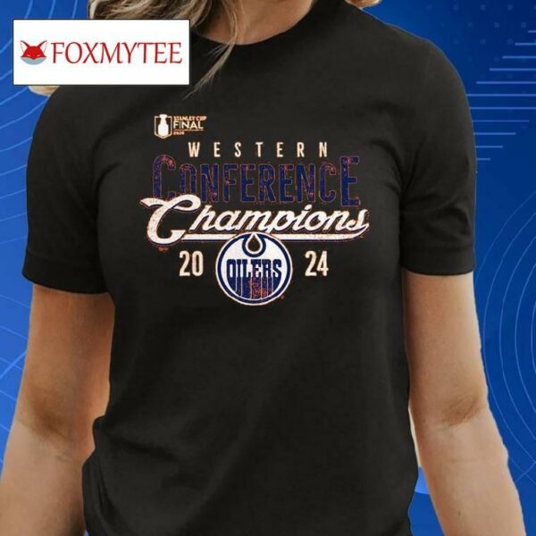 Edmonton Oilers Fanatics 2024 Western Conference Champions Shirt