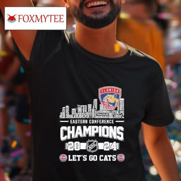 Florida Panthers Eastern Conference Champions Let S Go Cats Tshirt