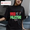 Free Palestine Democratic Socialists Of America Los Angeles Tshirt