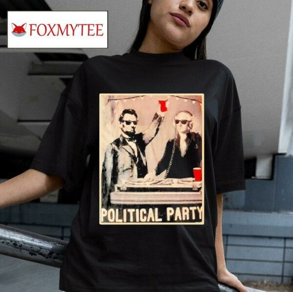 George Washington And Abraham Lincoln Political Party S Tshirt