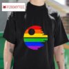 Harli Kane Rainbow Death Star Tshirt