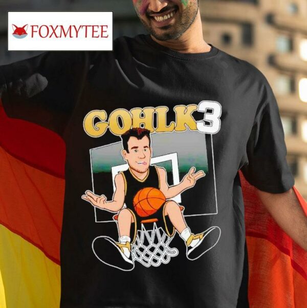 Jack Gohlke Player Oakland Golden Grizzlies Basketball Tshirt