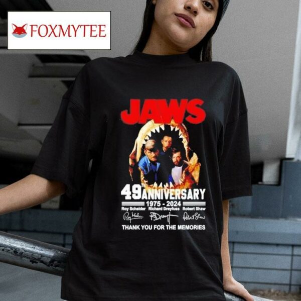 Jaws Th Anniversary Thank You For The Memories Tshirt