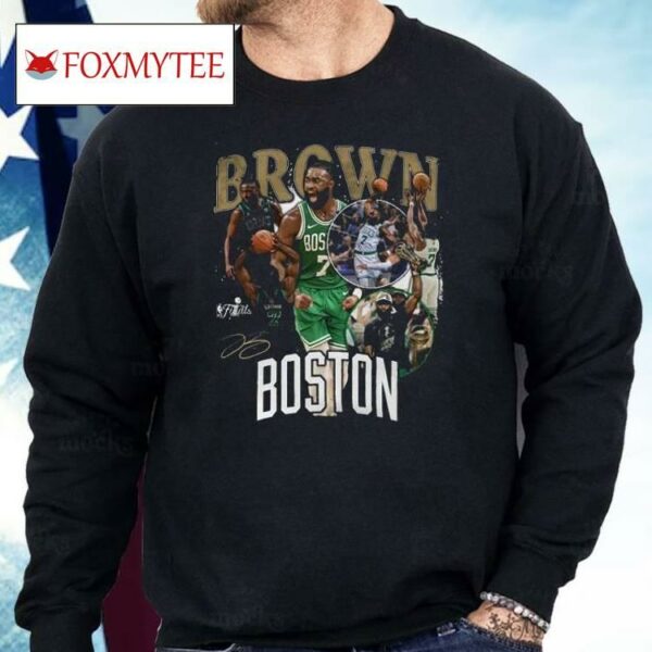 Jaylen Brown Boston Celtics 2024 Nba Finals Champions Signature Shirt