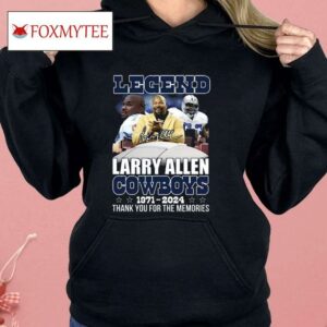 Legend Larry Allen 1971-2024 Thank You For The Memories Ladies Boyfriend Shirt
