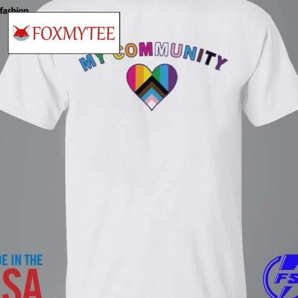 Lgbt Heart My Community Shirt