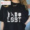 Lgbt Liberty, Gun, Beer, And Trump Parody 2024 T Shirt