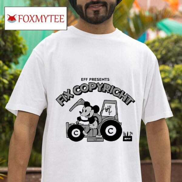 Mickey Mouse Eff Presents Fix Copyrigh Tshirt