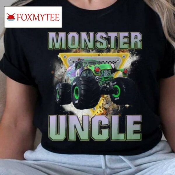 Monster Truck Uncle Monster Truck Are My Jam Truck Lovers T Shirt