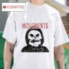 Movements Afraid To Die White Skull S Tshirt