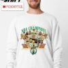 Nba Champions 2024 Banner Eighn Boston Celtics Basketball Team Caricature Shirt