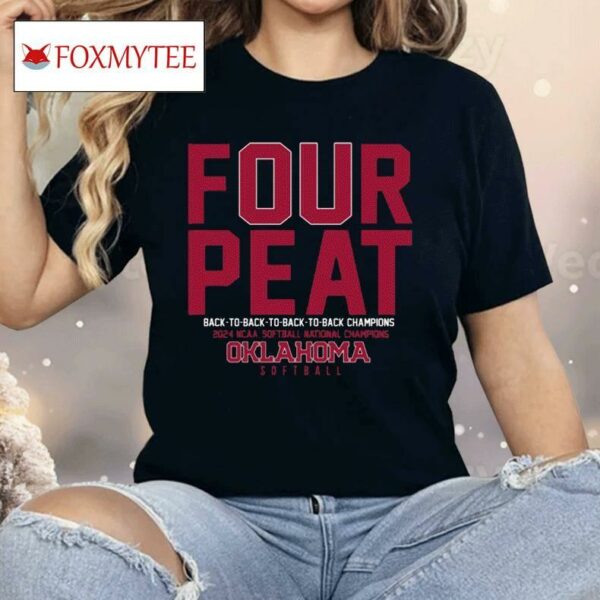 Oklahoma Softball Four-peat Shirt