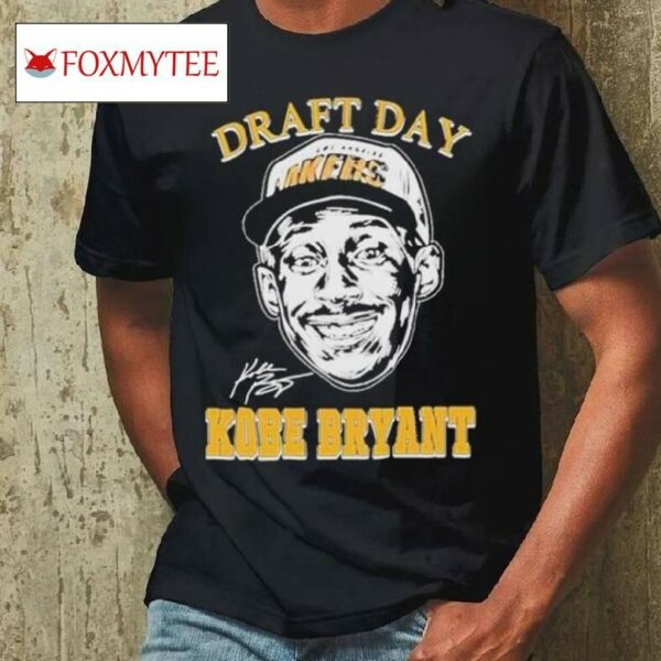Original Draft Day Kobe Bryant Signature T Shirt