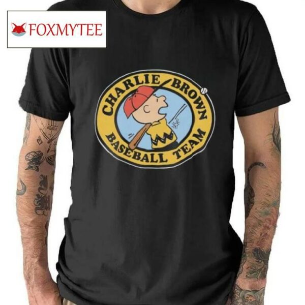 Peanuts Charlie Brown Baseball Team Shirt