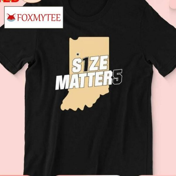 Purdue Boilermakers Size Matters Map Shirt