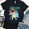 Rad Dad Shirt, Retro Blue Dog