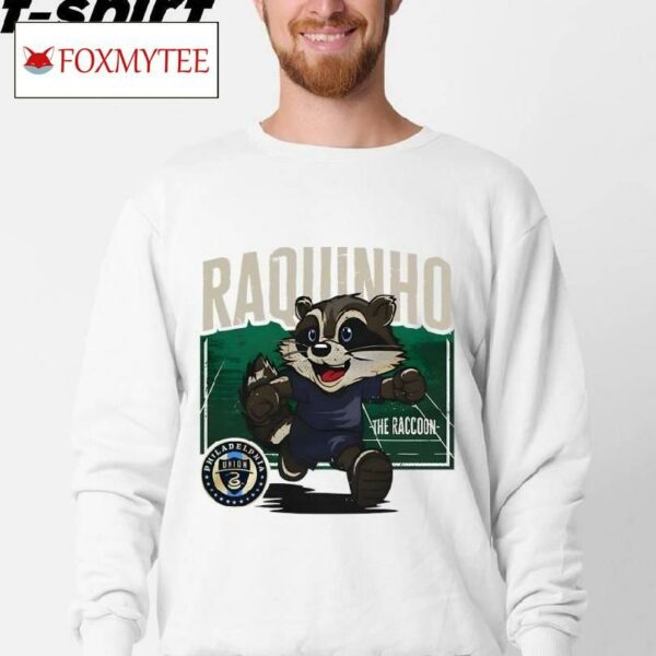 Raquinho The Raccoon Philadelphia Union Soccer Mascot Shirt