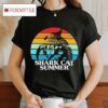 Shark Cat Summer Pride Vintage Shirt