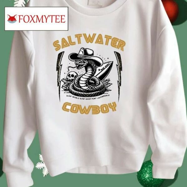 Snake Surf World Salt Water Cowboy Shirt