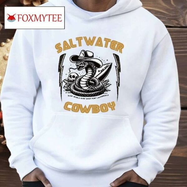Snake Surf World Salt Water Cowboy Shirt