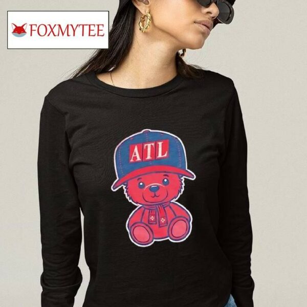 Snitbear Teddy Bear Atlanta Braves Shirt