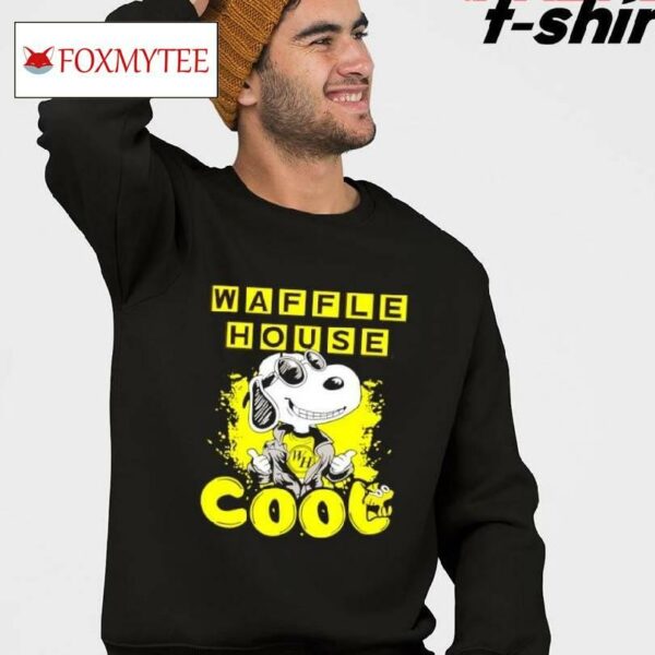 Snoopy And Woodstock Cool Waffle House Logo Shirt