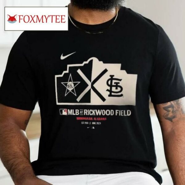St. Louis Cardinals 2024 Mlb At Rickwood Field T Shirt