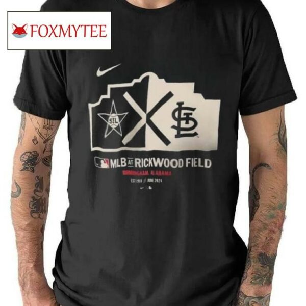 St. Louis Cardinals 2024 Mlb At Rickwood Field T Shirt