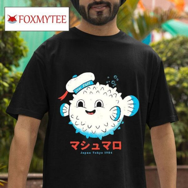 Stay Puff Gozer Pufferfish Japan Tokyo Tshirt