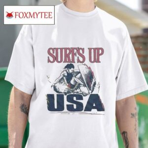 Surf S Up Usa Painting S Tshirt