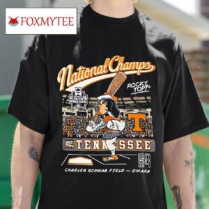 Tennessee Volunrs Ncaa College World Series Nation Champs Men S Cartoon Tshirt