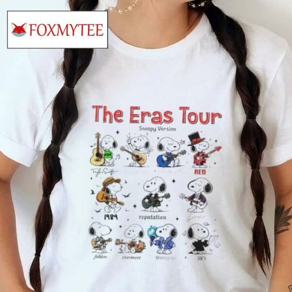The Eras Tour Snoopy Guitar Version Shirt