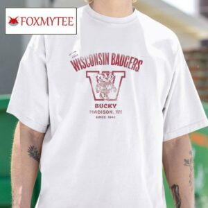The Wisconsin Badgers Bucky Madison Wi Since Vintage Tshirt