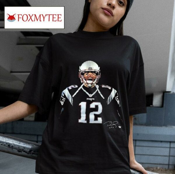 Tom Brady New England Patriots Goat Lfg Signature S Tshirt