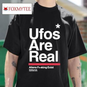 Tom Delonge Wearing Ufos Are Real Aliens Fucking Exist Bringing You The Future Since S Tshirt